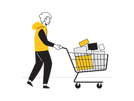 shopping-cart-flatline