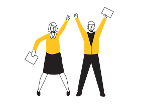 team-success-flatline