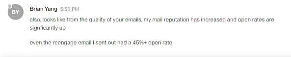 Brian Yang - Email Open Rates and Reputation